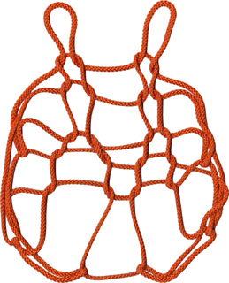 おうむの籠・漁網